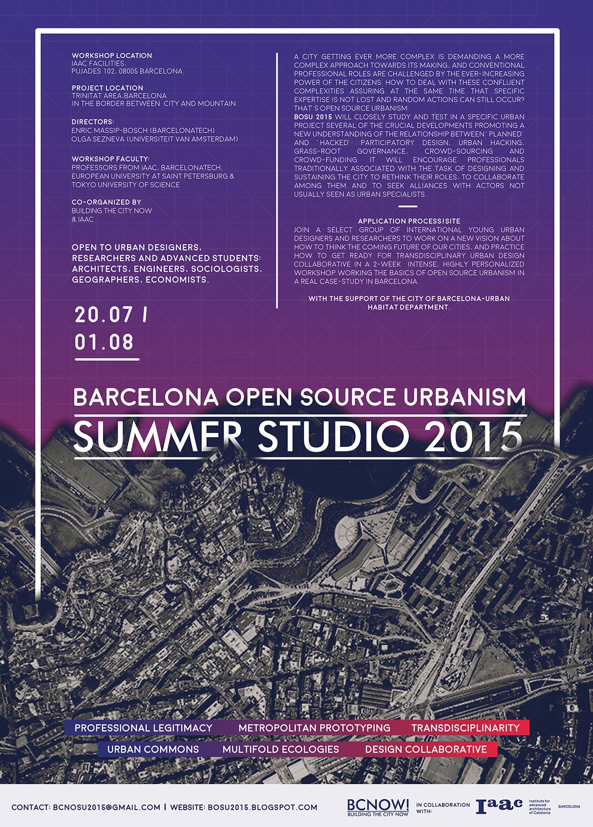 Barcelona Open Source Urbanism Summer Studio