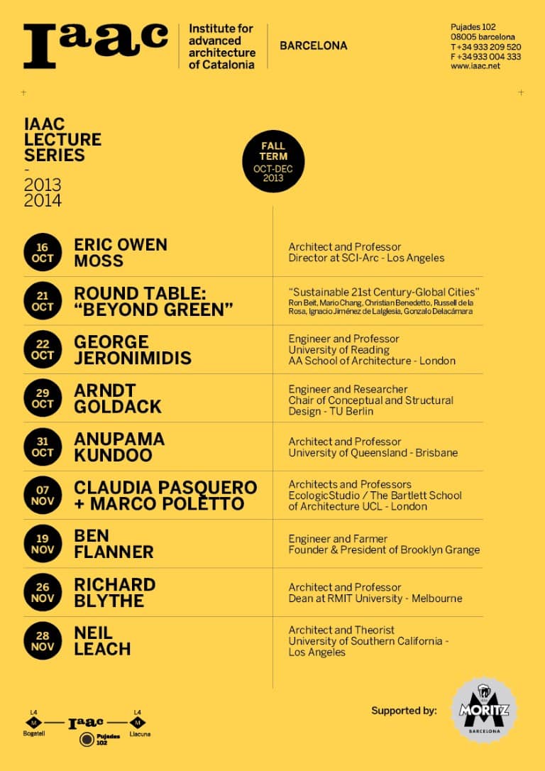 IAAC Lecture Series