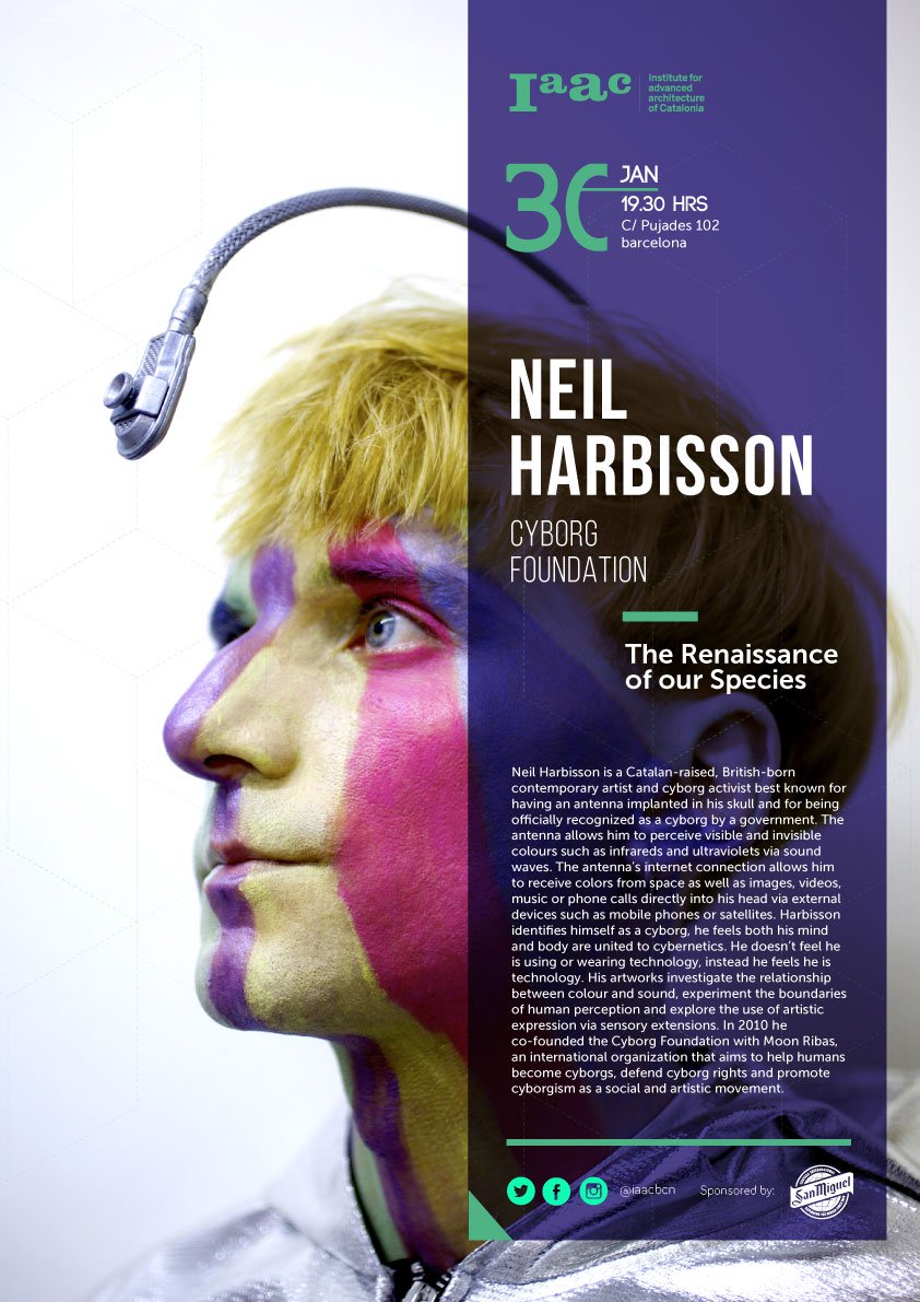 Neil Harbisson Lecture IAAC