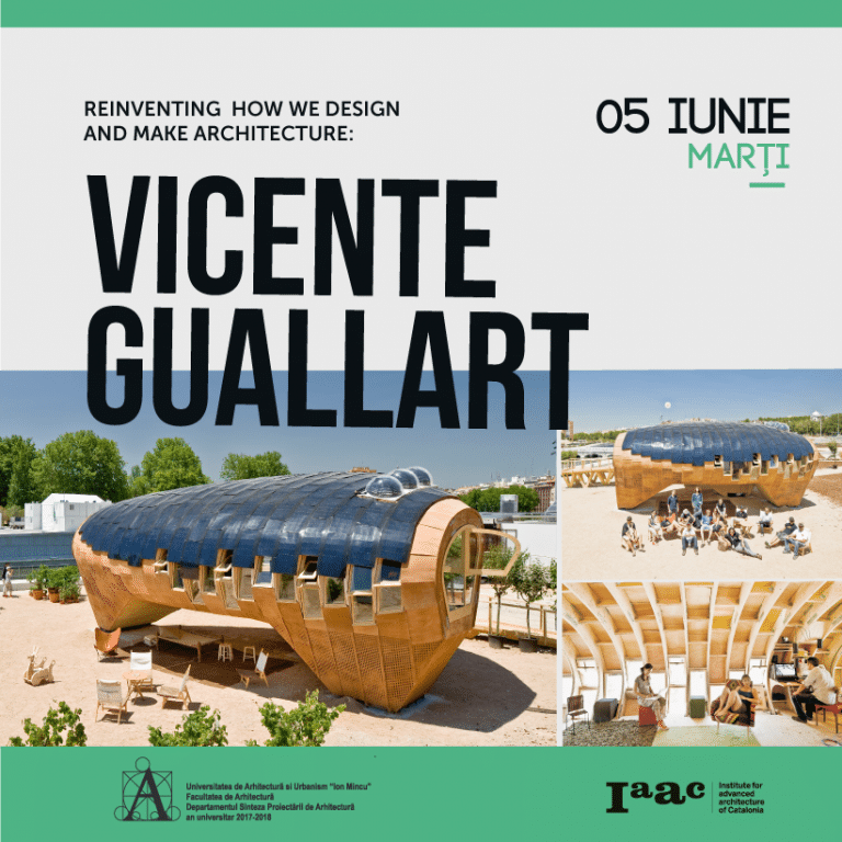 Vicente Guallart Lecture at Ion University of Architecture and Urbanism
