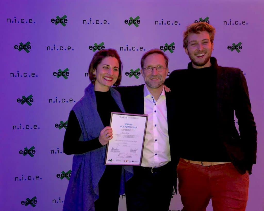 IAAC wins the First Prize at NICE Awards 2019
