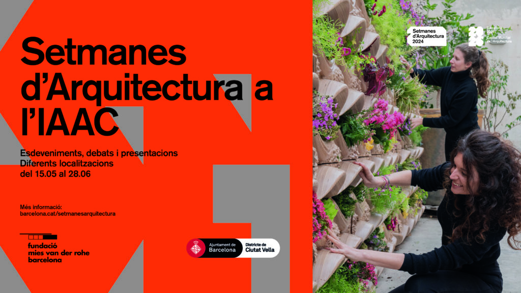 Discover all the events of IAAC's participation at the Barcelona Architecture Weeks 2024. Read the full programme.